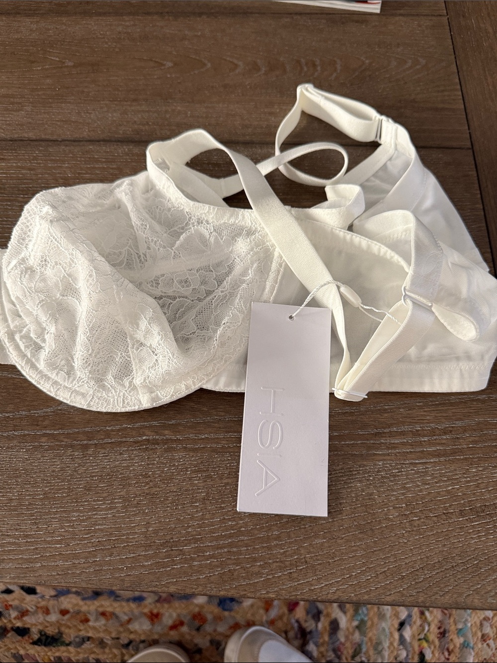 Lace Underwire Bra in Ivory
